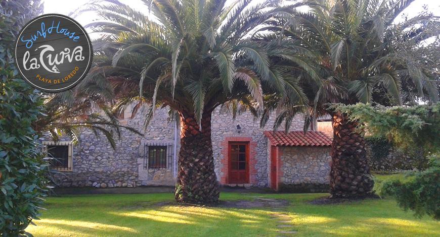 La Curva Surfhouse Panzió Loredo Kültér fotó