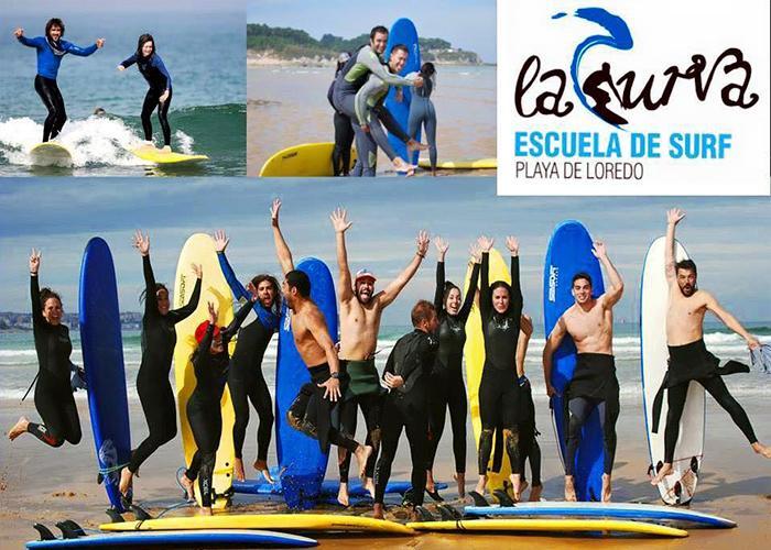 La Curva Surfhouse Panzió Loredo Kültér fotó